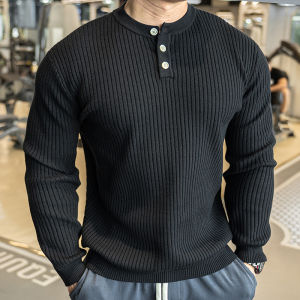 Fitness Long Sleeve Underwear Knit Sweater