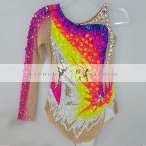 Liuhuo Rhythmic Gymnastics Performance Wear Female Kids Adult Professional Gymnastic Competition Outfit Cheerleading Training Bd7118
