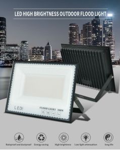 MISN 100W 200W 500W LED Flood Light Outdoor Waterproof 220V Street Lamp IP66 Control Induction Floodlight