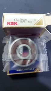 NSK 6301 DDUCM Double Rubber Seal Bearing for Motorcycles(1pc)