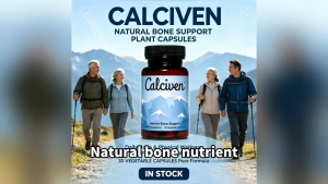 Calciven Plant Dietary Capsules Natural Compound Daily Bone Support For Adults 30ct