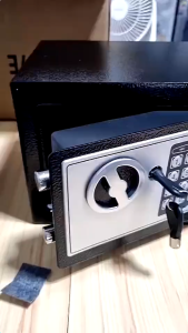 ตู้เซฟ กระปุกตู้เซฟ ตู้เก็บเงินตู้นิรภัย หยอดเงินได้ ตู้ออมเงิน ออมสิน Safe box แบบใส่รหัส กุญแจ ตู้เซฟนิรภัย