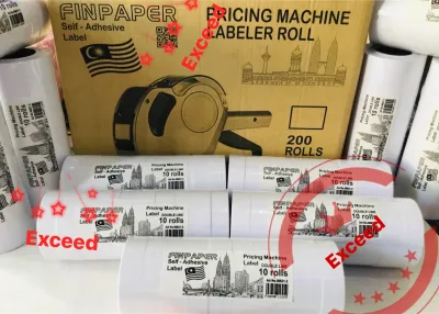 MX6600 2 Line Price Labeller Label stickers/ MX6600 Pelekat Label Pelabel Harga Baris