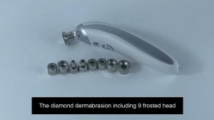 เครื่องกำจัดสิวหัวดำไมโครเดอร์มาเบรชั่นทำความสะอาดผิวแบบพกพาอุปกรณ์ดูแลผิวหน้าด้วยเพชร Usb แบบชาร์จไฟได้