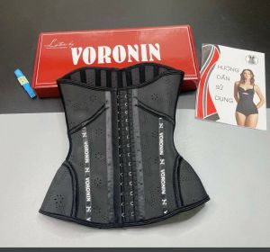 (Free: thanh nới+áo liner) Đai latex Voronin NEW 2025 sợi biến nhiệt dài 26cm29cm siêu cao cấp từ Italia-Giúp bạn có được vòng eo thon gọn
