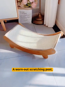 【COD】Cat Scratching Board 2 in 1 Cat Sofa Pet Furniture Wear-resistant cat Sisal Cushion Recliner Chair