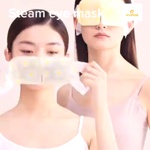 10pcs Steam Self Heating Eye Mask Cartoon Disposable Eyepatch Relieves Fatigue Protection Patch Disposable Hot Compress Team Eyeshade Eye SPA Help Relex Sleeping  Effectively Removes Dark Circles And Relieves Dry Eyes