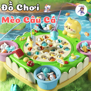 Đồ Chơi Mèo Câu Cá Vui Nhộn - Có Nhạc Đồ Chơi Thông Minh Phát Triển Trí Tuệ Rèn Luyện Tay Và Mắt