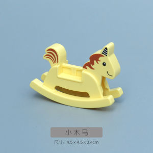 Large Particle Building Blocks Accessories Swing Slide Ferris Wheel Castle House Construction Loose Parts Childrens Assembly Toy