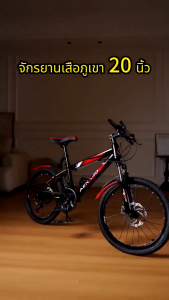 AENXRD Mountain Bike for Kids and Adults 20/24 Inch with Disc Brakes Shock Absorption Anti-slip Tires Youth and Childrens Model