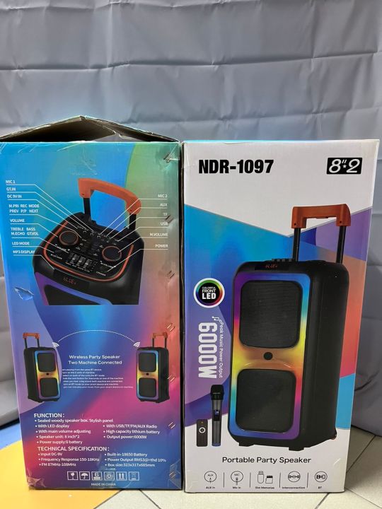 NDR 1097 Good Quality New Professional Sound 40W EQ Party Portable
