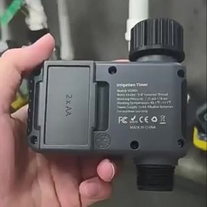 Insoma Automatic Water Timer Intelligent Irrigation Watering System Sprinkler Timer Garden Programmer Equipment IPX5 LCD Display