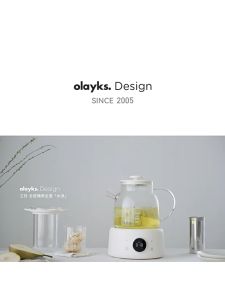 Olayks 1L Multifunction Electric Health Kettle Glass Kettle Tea Pot Tea Brewer Tea Maker Stew Pot Stew Cooker Healthy Pot 多功能养生壶 煮茶壶 花茶壶 炖锅炖盅