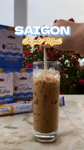 Cà phê muối SaltCoffee vị khoai môn cà phê hòa tan 5 in 1 dạng gói tiện lợi (Hộp 9 gói x 20g) - Yến Việt