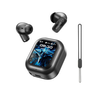 Miniso | MINISO MS125 Wireless Headphones HiFi Stereo Long Battery Life TWS Sports Bluetooth Earphones Comfortable Soft In-ear Earbuds