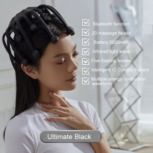 NEW Electric Head Massager Octopus Massager 20 Contracts 5 Modes Scalp Massager 2 Extra Long Contract Red Light Therapy Device