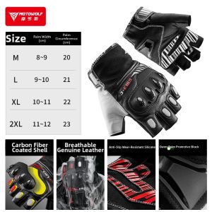 Motowolf | Warm Windproof Carbon Fiber Riding Gloves