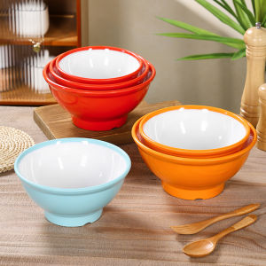 Commercial High Footed Noodle Bowl for Beef Noodle Soup Vermicelli Bowl Oil Drizzled Snail Rice Noodle Bowl Restaurant Use