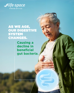 【Elderly Care】Life-Space Probiotic 60+ Years 30B CFU 60 Caps | Digestive Gut Health Immunity & Bloating Support