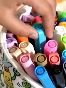 Bút màu acrylic cao cấp 60 màu có túi vải đựng - mideer Acrylic Markers 60 colours