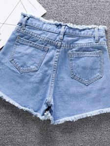 กางเกงขาสั้นผ้ายีนส์ทรงหลวมเอวสูง ปลายแหลม กางเกงขายาวทรงหลวมสำหรับผู้หญิงในฤดูร้อน ทรงหลวม สไตล์สตรีท กางเกงขายาวทรงหลวม