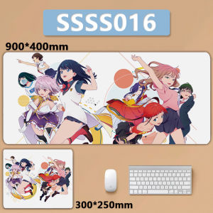 Bandai | Tấm Lót Chuột XXL Cỡ Lớn SSSS Gridman Universe Dynazenon Kèm Tấm Lót Bàn Phím Có Hình Shinjou Akane Takarada Rikka Yume Minami - Chất Liệu Cao Su