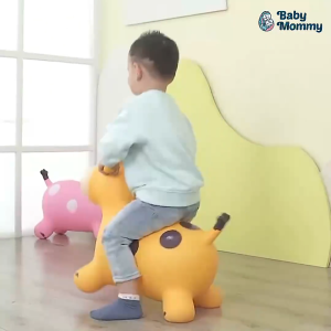 Bouncy Animal Toys Inflatable Rubber Animal Hopper Toy Soft Baby Riding Kids Bouncy Horse