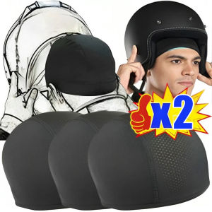 หมวกขี่ผ้าเช็ดเร็ว2ชิ้นอุปกรณ์เสริมหมวกนิรภัยใส่ได้ทั้งชายและหญิงฝาครอบกันขีดข่วนแบบระบายอากาศได้สำหรับกีฬากลางแจ้งหมวกกันน็อค