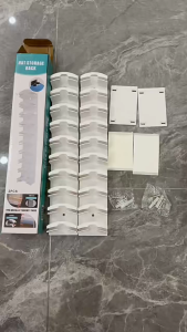 Baseball Cap Holder 10 Grid Wall Mounted Organizer Closet Storage Rack Space Saving Solution Penyimpan Topi