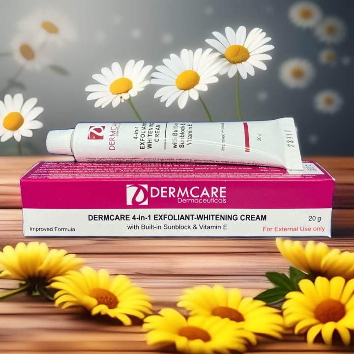 Dermcare 4 1 Exfoliant Whitening Cream 20g Skin Whitening Lazada PH