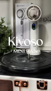 KIYOSO RF1 36 Hours Handheld Fan Mini Portable 13000RPM With 4000mAh 4 Gears Ice Cooling Quiet Fan