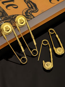 Retro Style Metal Lion Head Pin Clothing Fastener