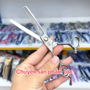 WAHL Kéo Cắt Tóc Tay Trái Nhật WAHL 6.0 In Thép S440C Độ Cứng Trên 62HRC Kèm Bao Da Chuyên Sản Phẩm Tóc Kéo Cắt Tóc Tay Trái Cao Cấp ( Vân )