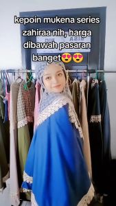 Mukena Dewasa Katun Premium Renda Tile Zahira - ANTAZKA MUKENA