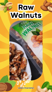 Greendahan Raw Walnuts 1kg (Repacked USA Brand)- Keto / Low carb nut