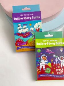Super Story Speecher Cards Look at Pictures Performance Imagination Thinking Training Desktop Educational Toys for Kids