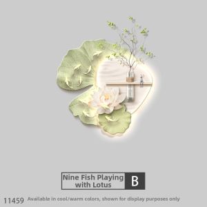 RUIBAHAO | Cream Aesthetic Koi Fish Wall Art