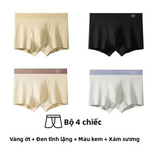 MiiOW | Quần lót nam Catman bằng cotton nguyên chất thoáng khí thoải mái quần đùi nam mùa thu 2024 quần đùi nam chất lượng cao cấp