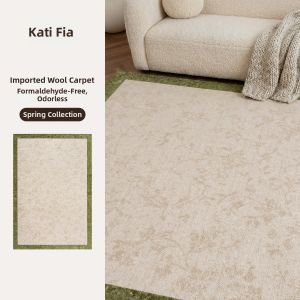 French Style Luxurious Wool Blend Carpet
