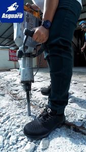 Asguard รองเท้าผ้าใบหัวเหล็ก 9190 รองเท้านิรภัยกันลื่น รองเท้าเซฟตี้ ทนต่อการสึกหรอ ระบายอากาศ รองเท้าหน้าที่ดิ้ژ 9190