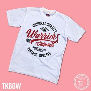 เสื้อยืดคอกลมแขนสั้น ผ้าTK พิมพ์ระบบ Sublimation นุ่ม สวมใส่ สบาย ระบายอากาศไม่ร้อน ( รหัสสินค้า TK 66 )