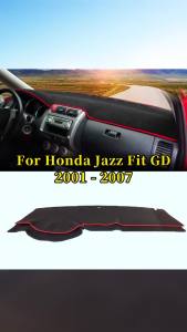 Honda Fit Jazz MK1 2001-2007 Tấm Che Nắng Bảng Điều Khiển Ô Tô Tấm Lót Polyester Chống Trượt Phụ Kiện Nội Thất Cho Bàn Dụng Cụ