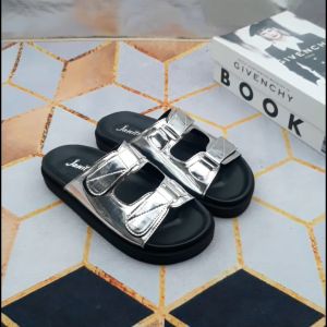 JANITRA Official Shop / Daisy Series Silver Kilap Sandal Wanita Model Puyuh Size 36-43