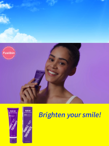 Teeth Whitening Products Purple Toothpaste V34 Tooth Stain Oral Gum Care Fresh Breath
