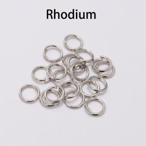 50-200pcs/lot 3-20mm Open Jump Rings Rose Gold Loops Split Rings Connectors for DIY Jewelry Making Findings Diy Accessories