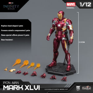 Fondjoy | Fondjoy Action Figure Marvel Iron Man MK45 Assembled Model ABS Joint Movable Toys Desktop Decorations Gifts Toys for children