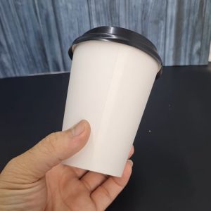 Gelas Kopi Kertas Anti Bocor: Papercup Gelas Kertas Tebal 6.5 Oz