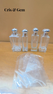 200pcs Shrink Wrap Plastic Packaging Shrinkable Plastic Sealer for Rectangular Glass Perfume Bottle