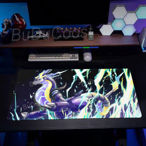 Bandai | Pokemon Koraidon Miraidon EX TCG Playmat Non-slip Rubber Desk Mat for Card Game Playpad Gaming Pc Mouse Pad Keyboard accessories