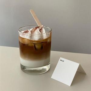 ciiemen | Classical Glass Coffee Drinking Cup Thick Bottomed Heat Resistant Home Use